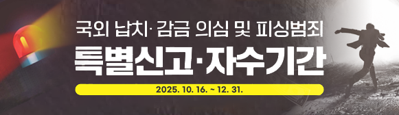 피싱 범죄 집중 단속 기간 안내